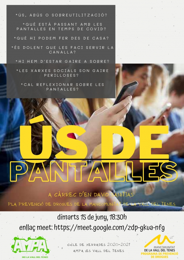 Xerrada: ús de pantalles