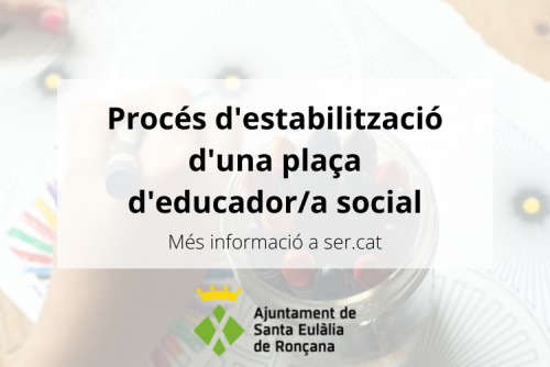 Procés selectiu Educador/a social