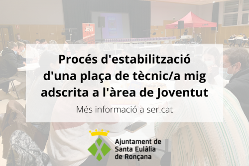 Procés estabilització Joventut