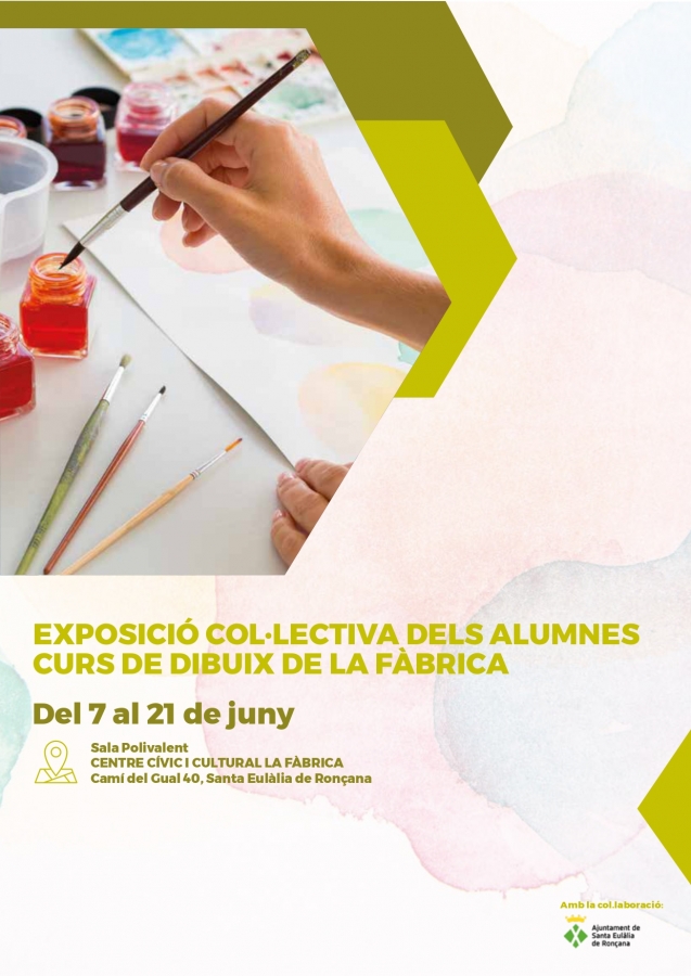 Exposició col·lectiva dels alumnes del curs de dibuix de La Fàbrica