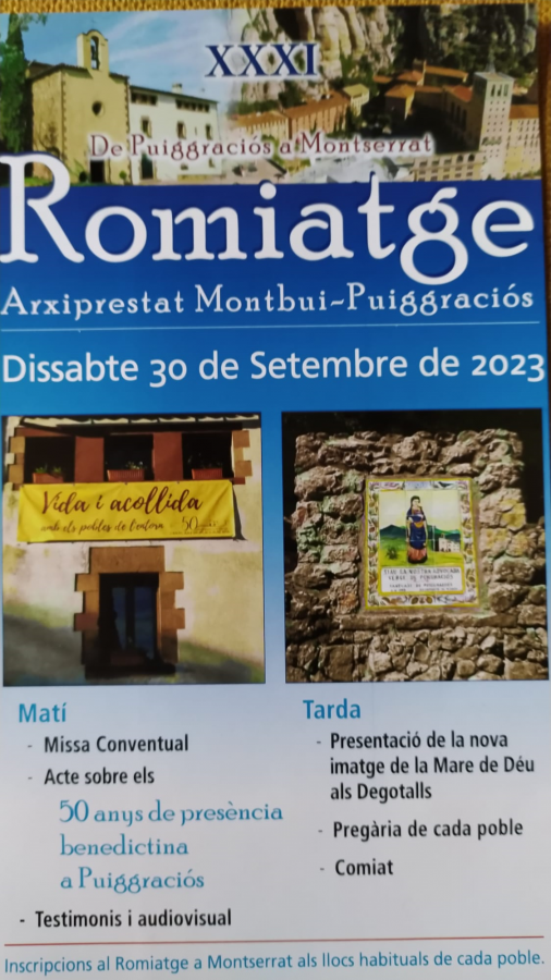 XXXI Romiatge de Puiggraciós a Montserrat