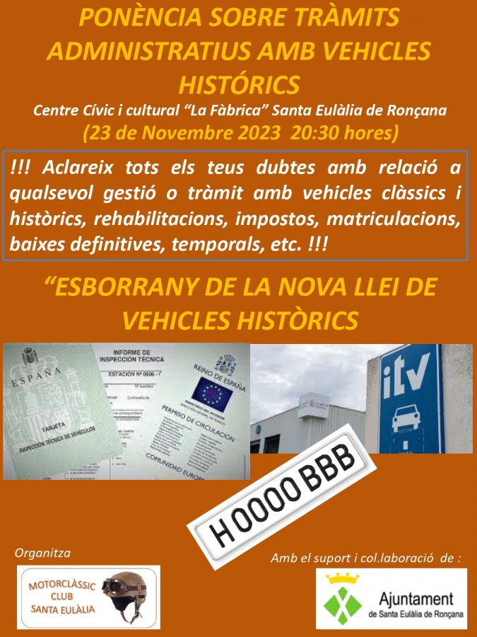 Ponència vehicles clàssics