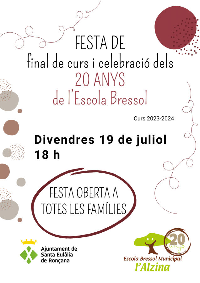 Festa fi de curs L'Alzina