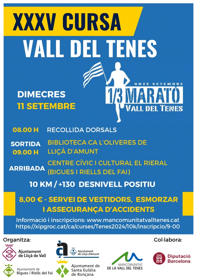 Cartell XXXV Cursa Vall del Tenes