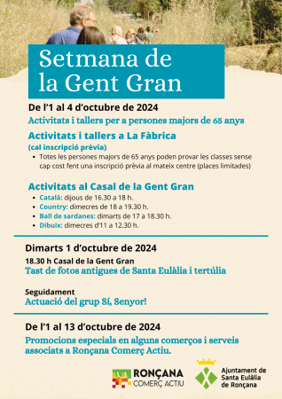 Setmana de la Gent Gran 2024