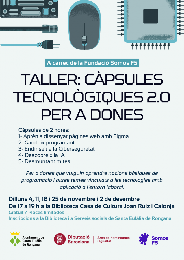 Taller Càpsules tecnològiques 2.0 per a dones