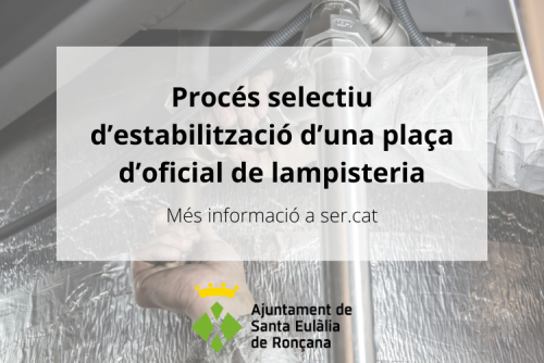 Procés selectiu oficial de lampisteria