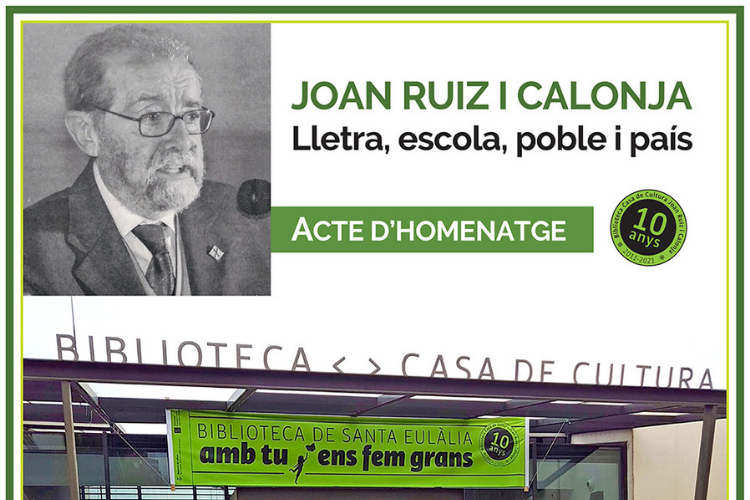 Homenatge Joan Ruiz i Calonja