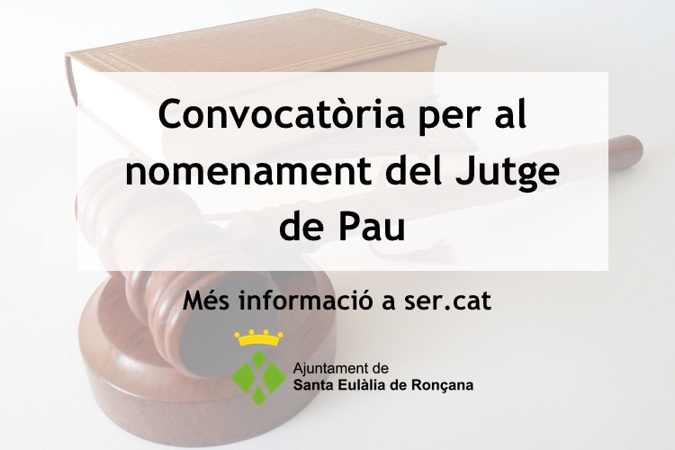 Nomenament Jutge de Pau