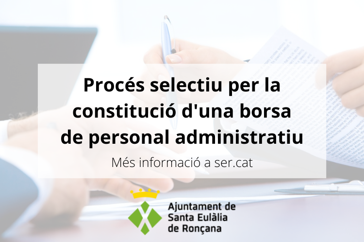 Borsa personal administratiu