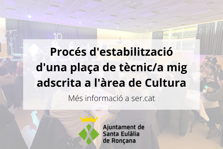 Procés d'estabilització Cultura