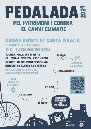 Pedalada pel Patrimoni i contra el canvi climàtic