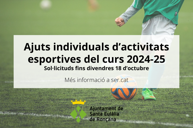 Ajuts activitats esportives